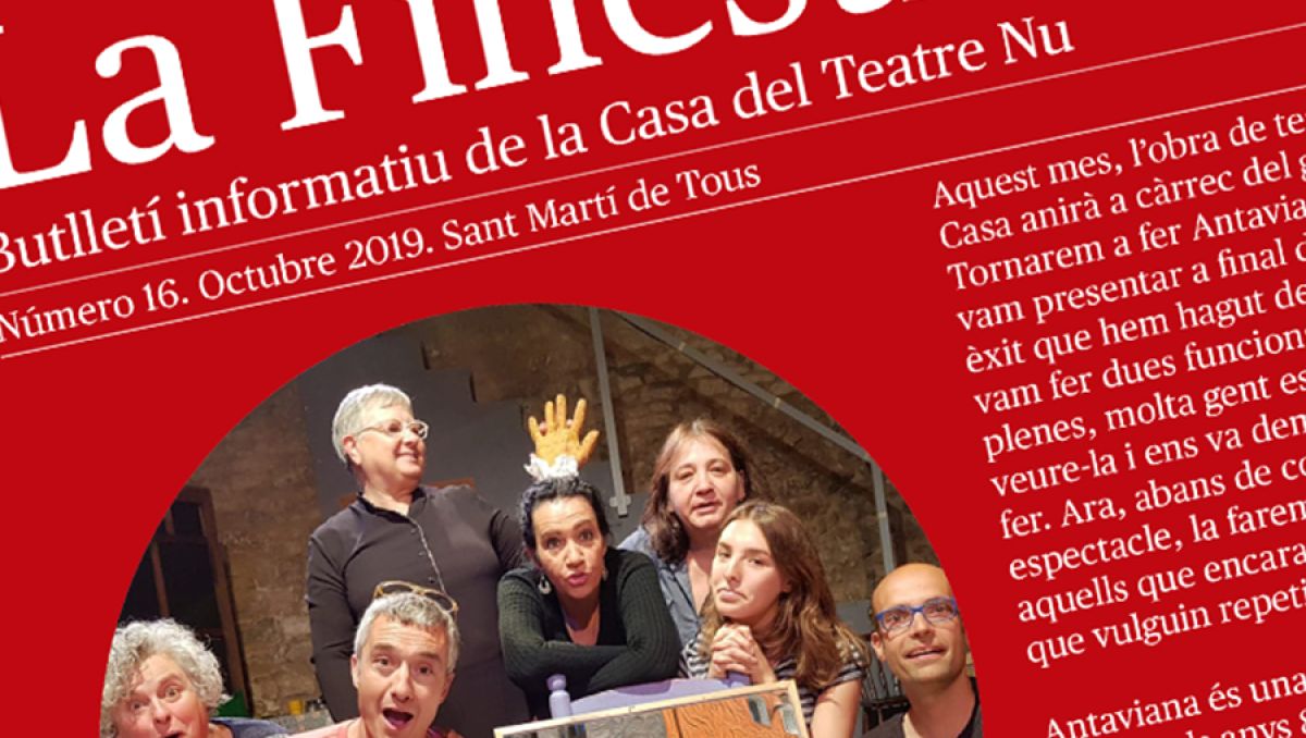 La Finestra del mes d’octubre La Finestra del mes d’octubre